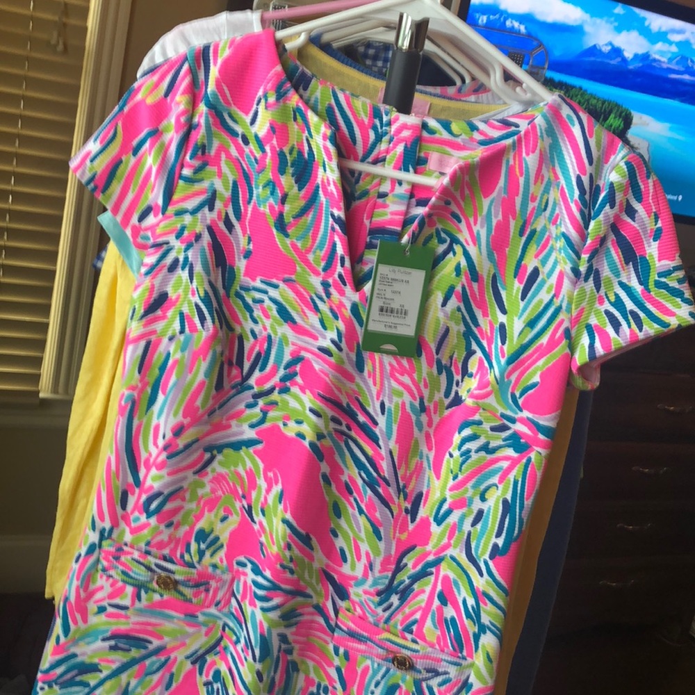 Lilly Pulitzer PALM READER Layton Shift Dress XS